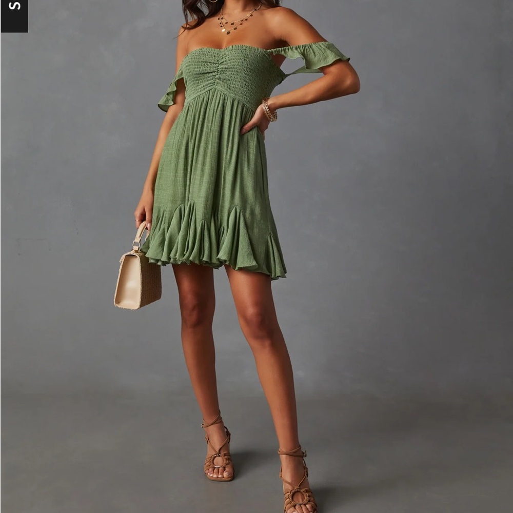 Ruffle Mini Dress